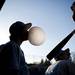 Skyline sophomore Matt Blunk blows a bubble during a game against Chelsea on Monday, April 22. Daniel Brenner I AnnArbor.com